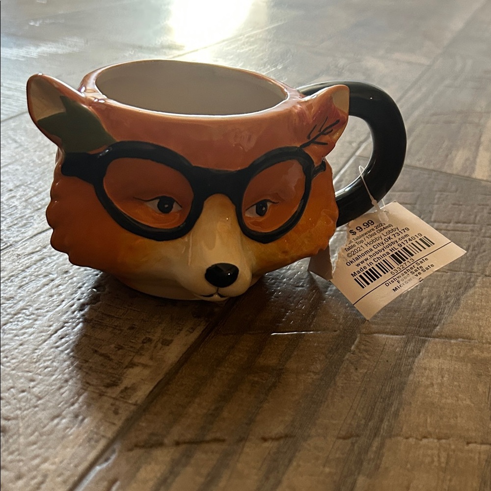 NWT 2021 Robert Stanley fall Mr fox coffee tea cup mug woodland collection
